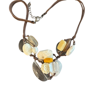 Silpada She’ll Earthy Tones Stone Necklace